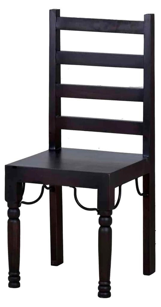Esszimmerstuhl Kolonialstil 42x100x45 cm aus massivem Pinienholz