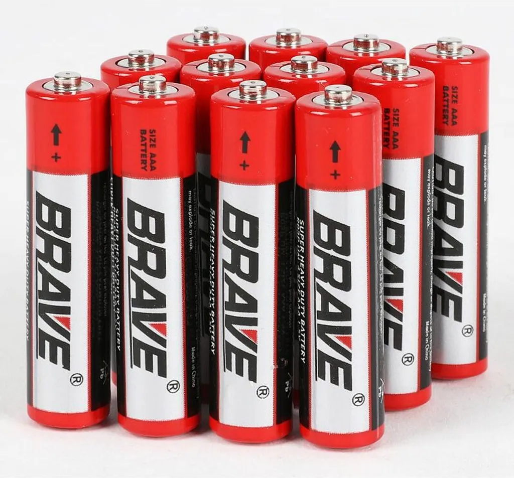 Piles Brave AAA 1,5V R03P UM-4 Longue Durée - Volume de 960 Pièces