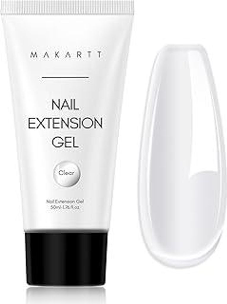 Makartt Poly Nail Extension Gel - 50 ML Extension Builder Acrylic Poly Nägel Aufbaugel Extender Gel für Gelnägel für Nagelverlängerung, Nagels...