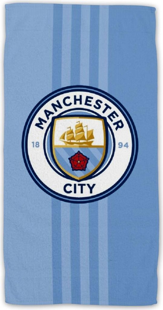 Manchester City Badetuch – Kinder Strandhandtuch aus 100 % Baumwolle