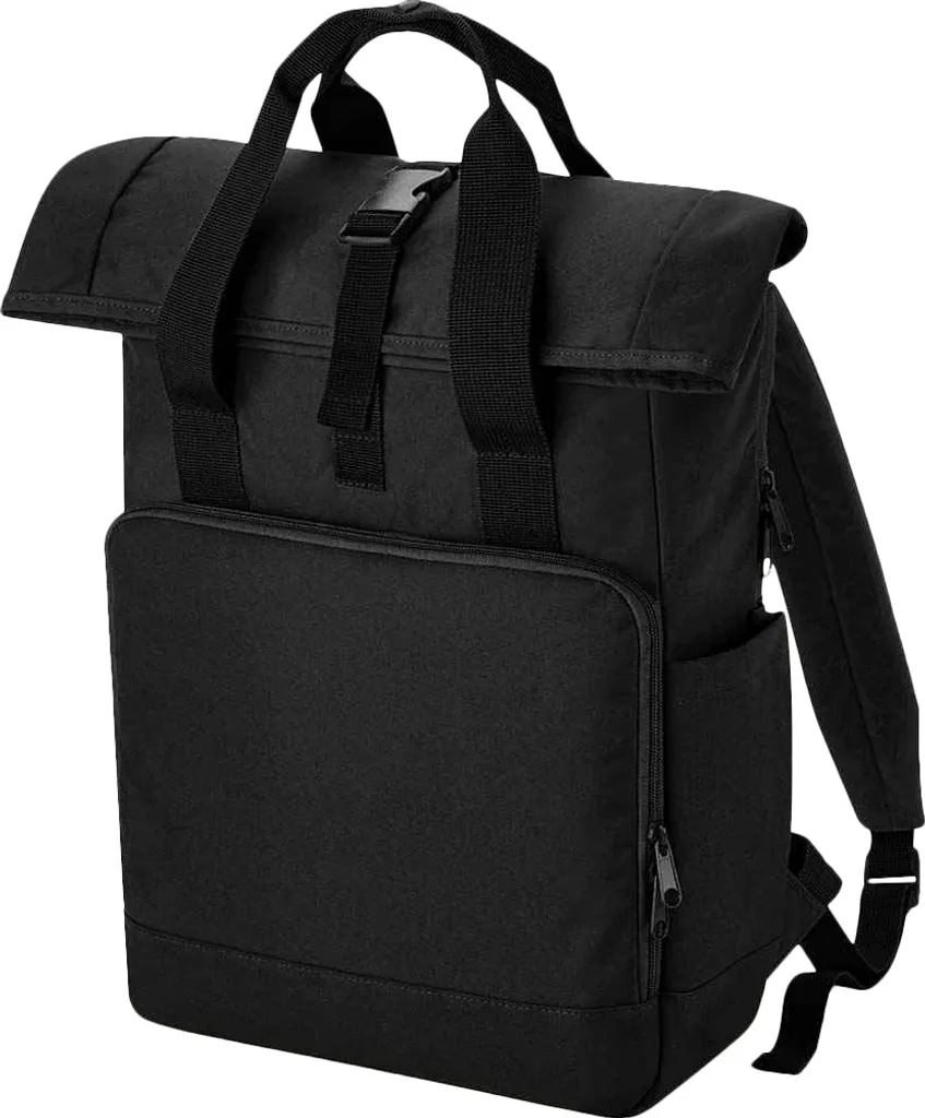 Offerta Zaino Bagbase PC4949: Laptop 15.6, Roll-Top, Nero Eco