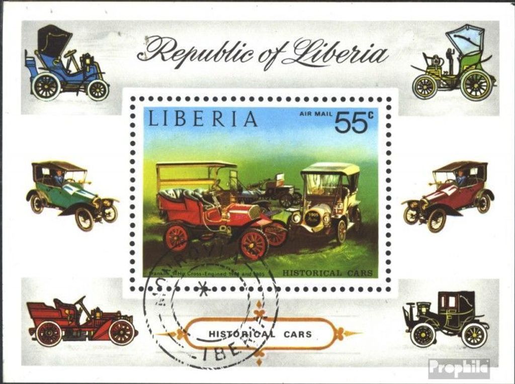 Briefmarken Liberia 1973 Mi Block68 (kompl.Ausg.) Produktbild 