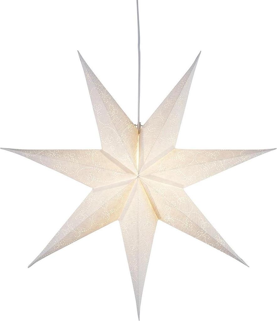 Star Papierstern Decorus 7 zackig Papier Weiß 1.5x6.3x Produktbild 