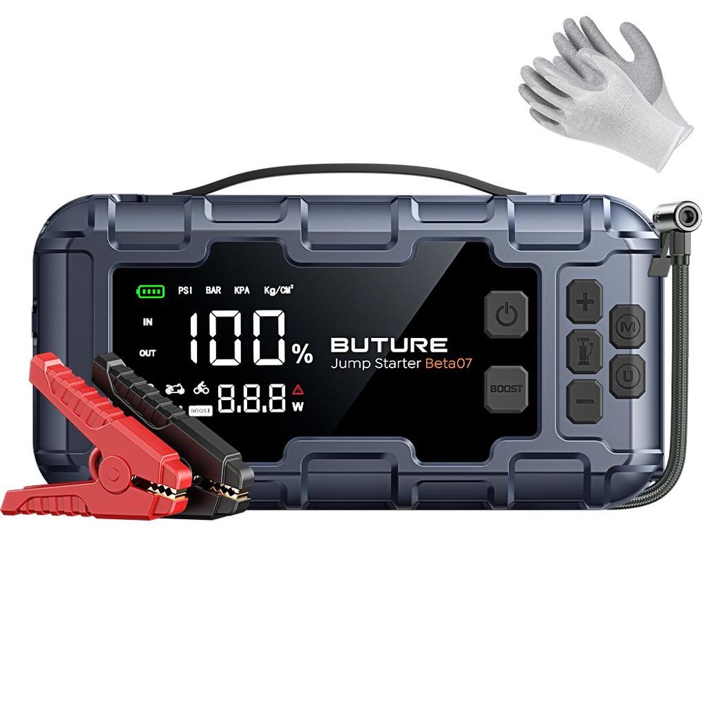 Buture  Starthilfe Powerbank, 6000A Spitzenstrom, PD45W Produktbild 