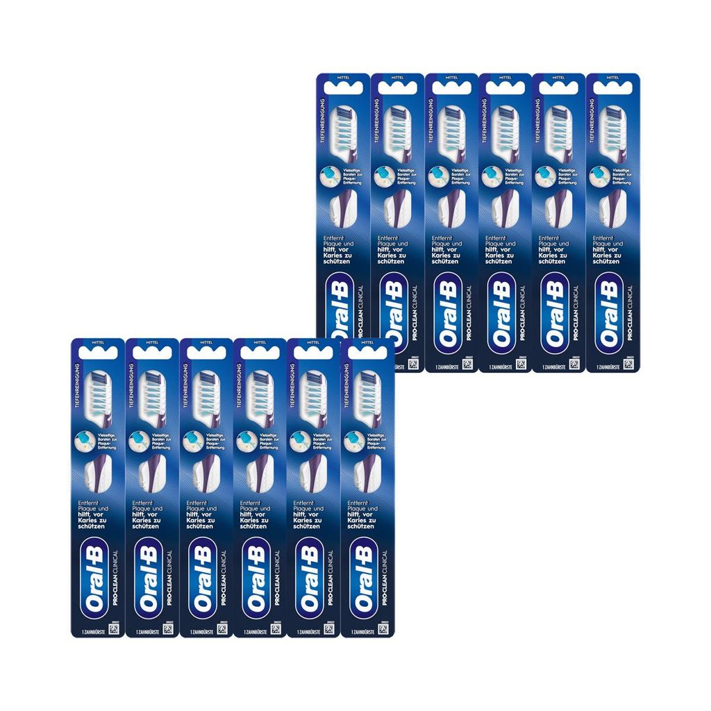 Oral B Pro Clean Prothesenbürste Clinical Cross Action 12er Zdjęcie produktu 