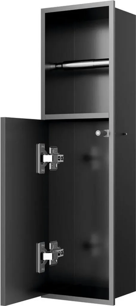 Distributeur de papier toilette encastré pour WC Moderne en Acier Inoxydable