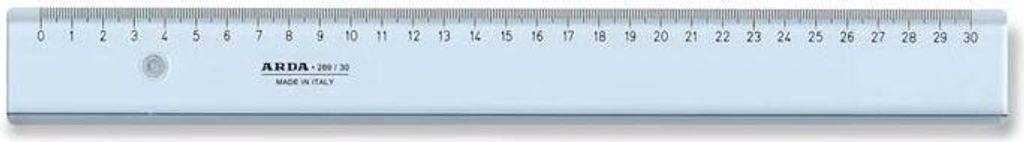 ARDA 289100C Lineal Schreibtisch-Lineal 1000 mm Blau 1 Stück(e)