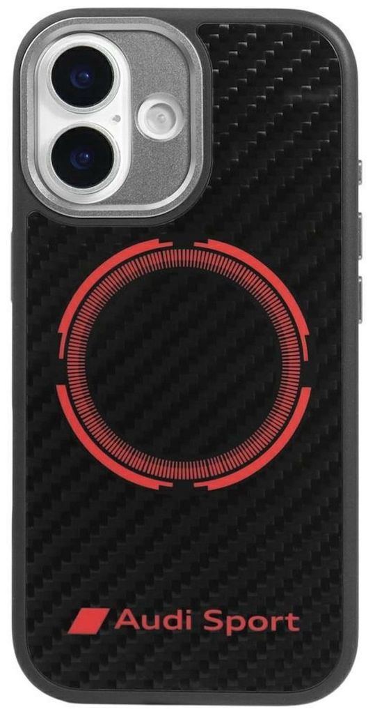 Audi RSQ Carbon Fiber Sport Red Circle iPhone 17 MagSafe Image du produit 
