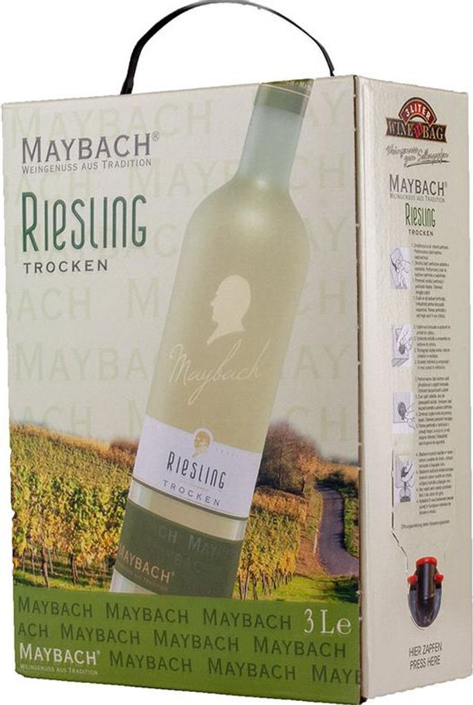 Maybach Riesling trocken 12% Vol. 3,0L BiB (D)