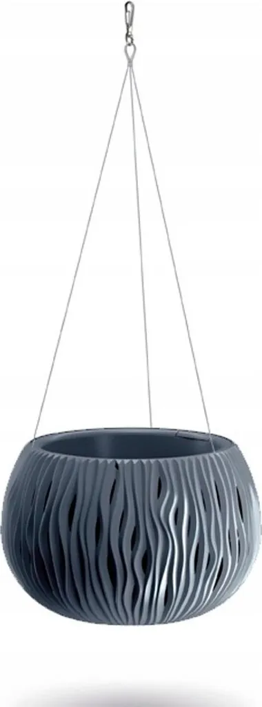 Pot de fleurs DSK370WS-S433 Bowl Sandy WS Prosperplast Anthracite 37cm - 5
