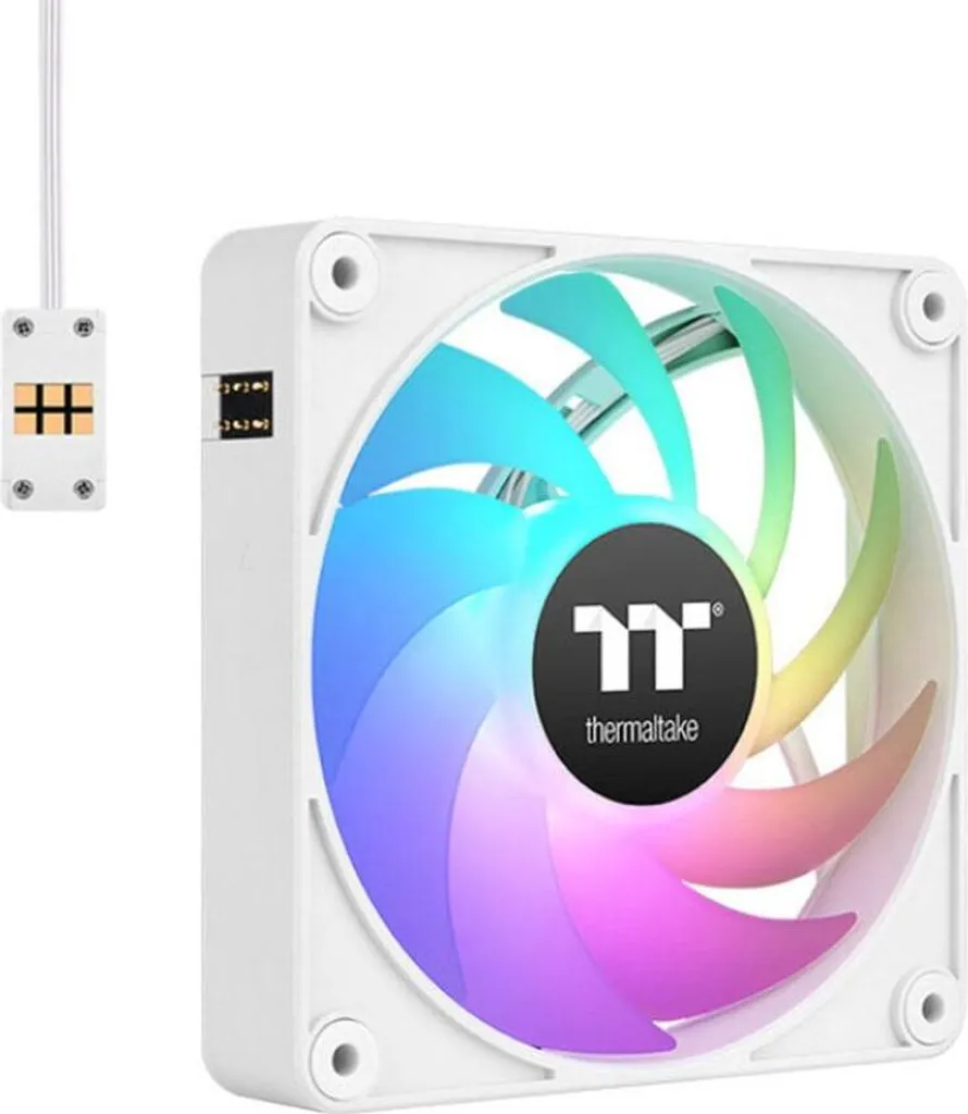 Thermaltake CT120 EX ARGB Sync White 3 Pack: Performance e MagForce 2.0 - 1