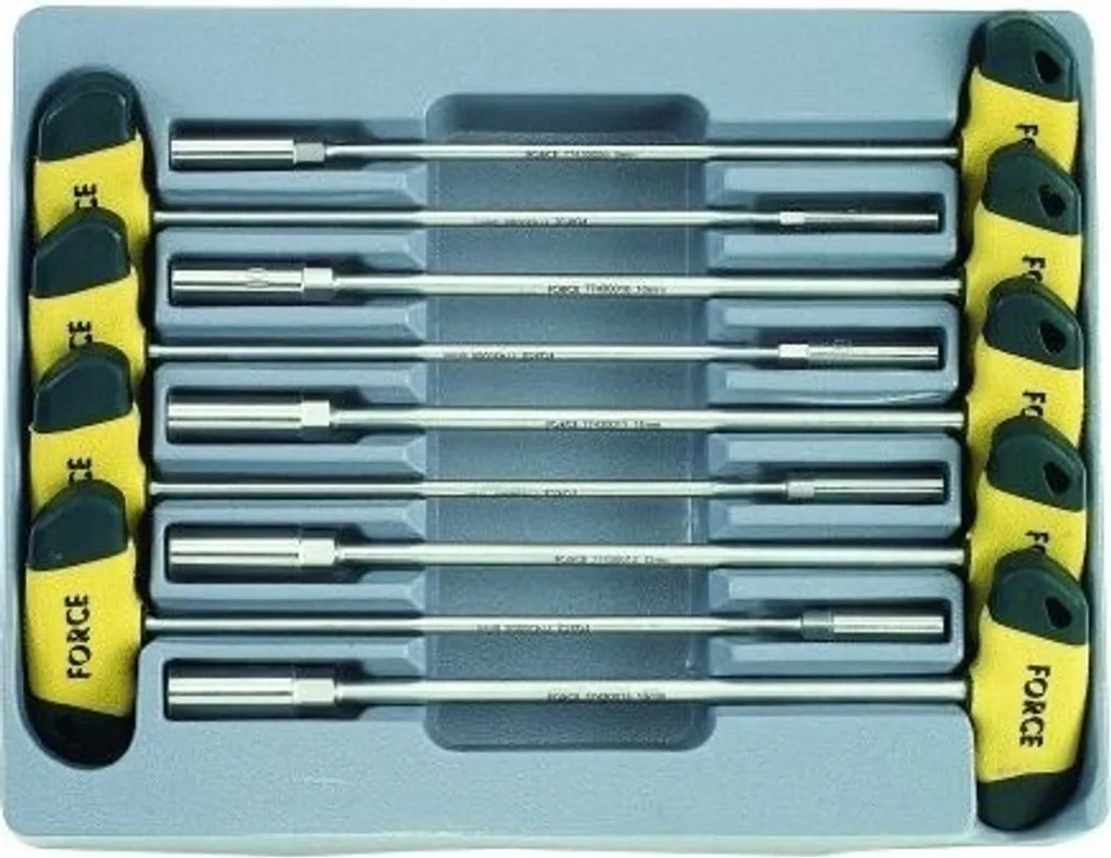Jeu de clés à douille FORCE coffret à cliquet 2095 de 300 mm robuste