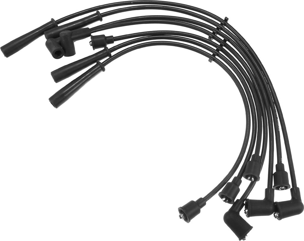 Zündkerzen-Spulen-Kabel Zündspulen-Harnisch 6,7 mm passend für Jeep CJ5 J10 Wrangler 4.2L Nr. 83300088 - Packung mit 7