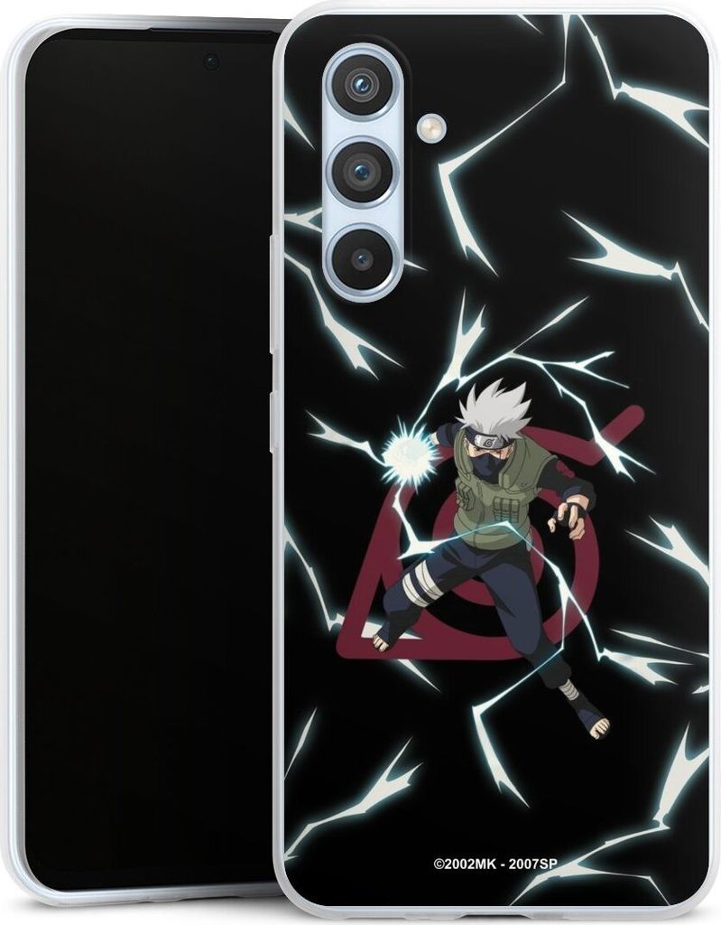 DeinDesign Slim Hülle für Samsung Galaxy A54 5G Silikon Case Ultra Dünn Handyhülle Naruto Shippuden Offizielles Lizenzprodukt Kakashi