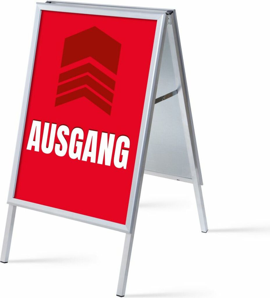 Showdown Kundenstopper - DIN A1 - Komplett-Set - Ausgang Deutsch - Rot/Schwarz