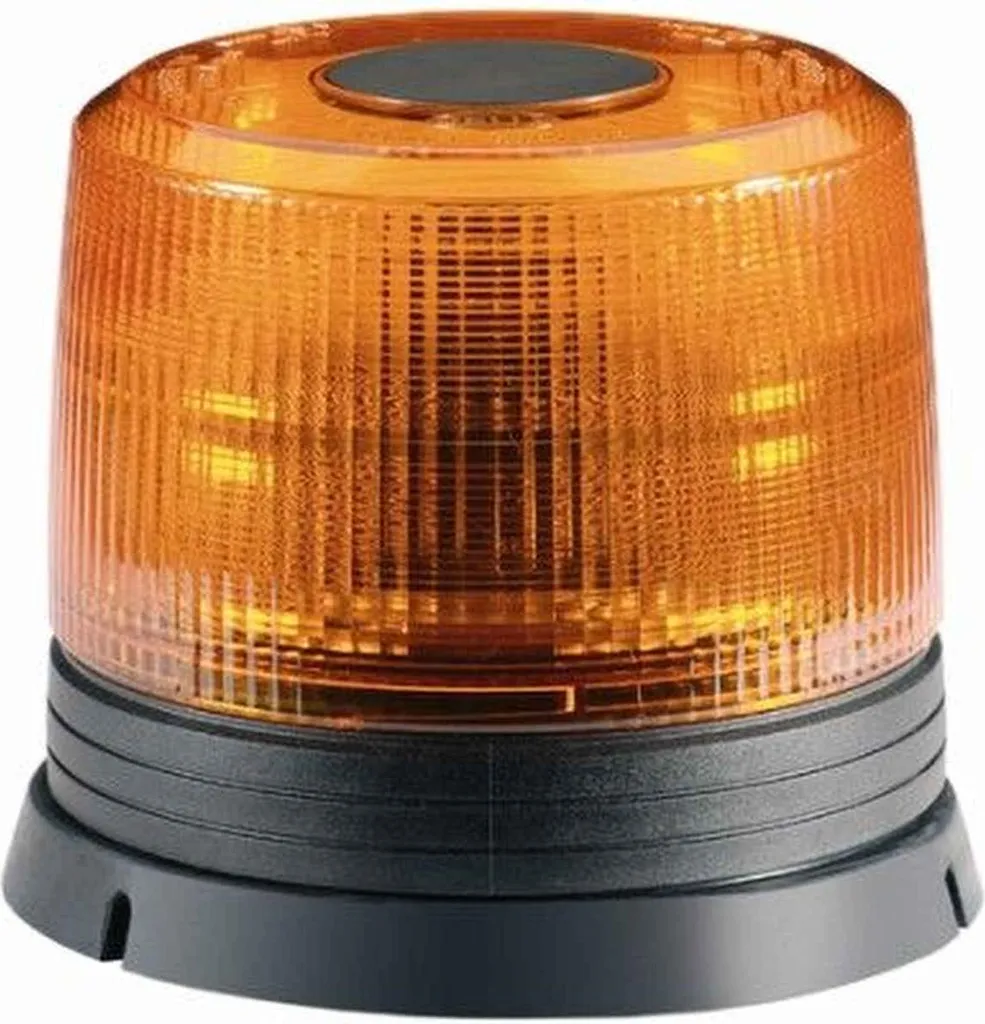 Verre rotatif jaune HELLA pour gyrophare Scania : Idéal pour chantier et convoi