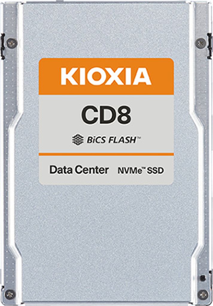 KIOXIA KCD8 series - SSD - 15360 GB - intern - 2.5" (6.4 cm) - U.2 PCIe 4.0 x4 (NVMe)