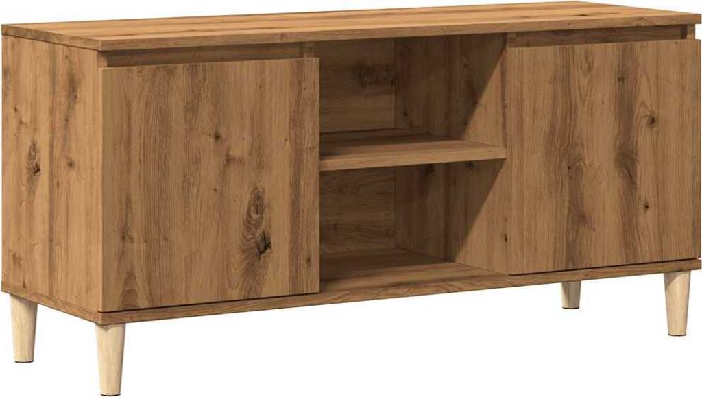 "2026 MODERNE"TV-Schrank, Fernsehtisch - CLORIS - Artisan-Eiche 102x35x50cm Holzwerkstoff - TV-Schränke NeuMöbel928951
