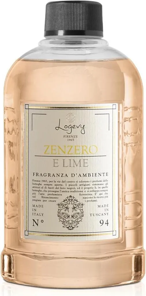 Recharge Diffuseur Logevy 500 ml Zenzero e Lime - Parfum Maison Italie