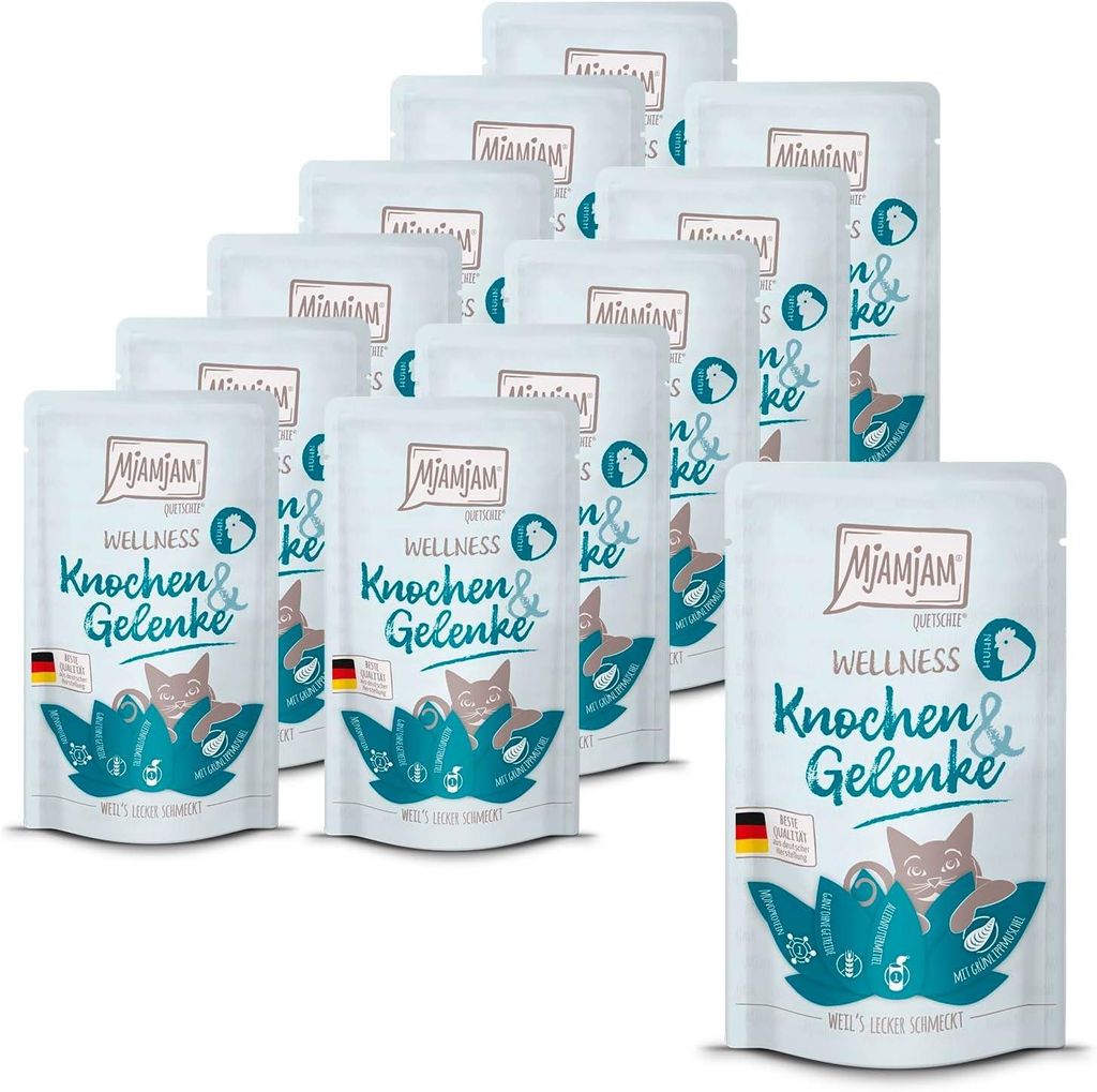 MjAMjAM Gatto - Ossa+Giunti 12x125g | Pollo Immagine del prodotto 