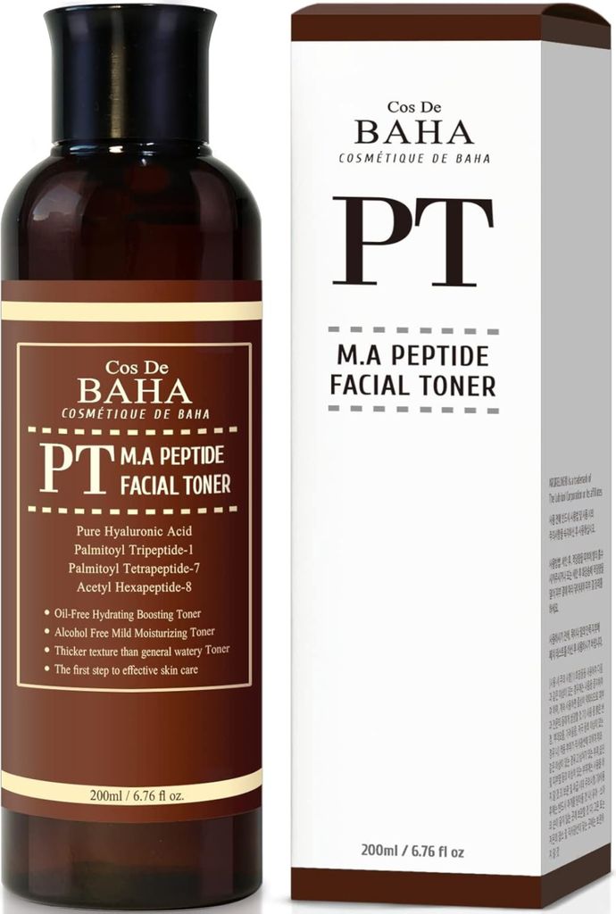 COS DE BAHA - PT M.A Peptide Facial Toner, 200 ml - regenerierendes Gesichtswasser