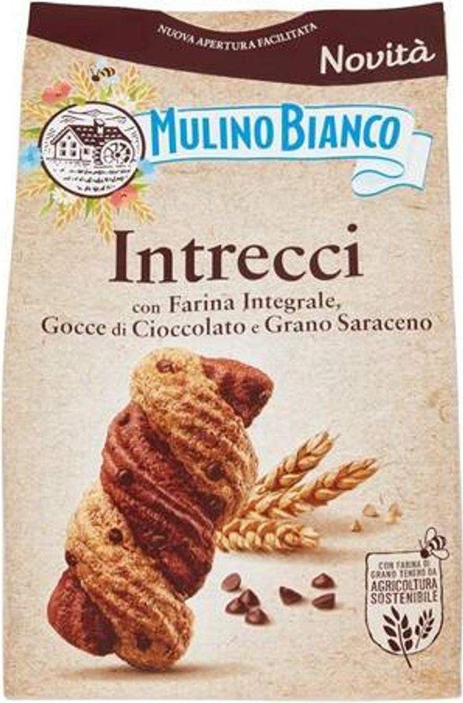 Italienische Kekse Intrecci Integrali 300g - Mulino Bianco Produktbild 