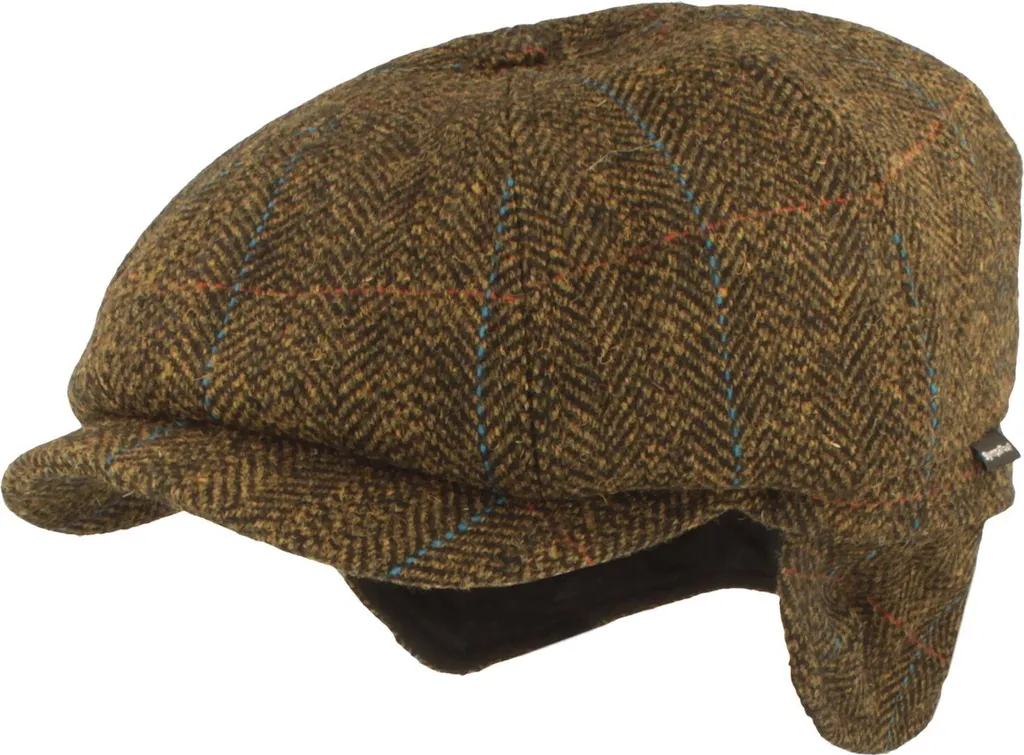 Hut-Breiter Berretto 8 Pezzi in Lana con Paraorecchie | Stile Vintage