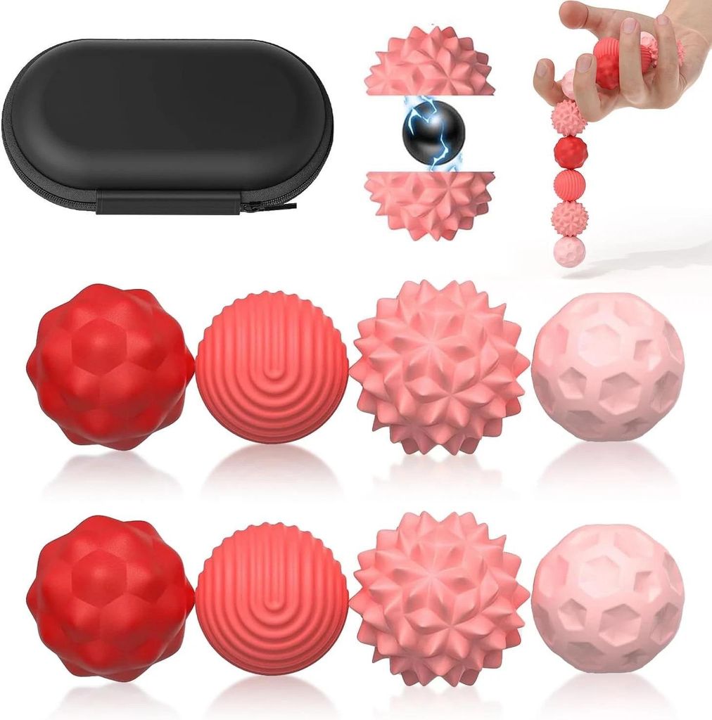 Magnetspiel Fidget-Bälle Silikon Sensorik Anti-Stress Produktbild 