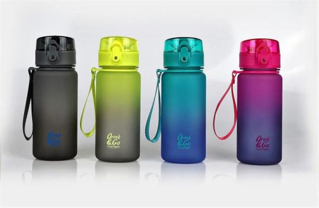 Bidon Brisk mini 400ml Gradient frape / grau / Zitrone / Ozean 04156 CoolPack mix Preis pro 1 Stück Wasserflasche