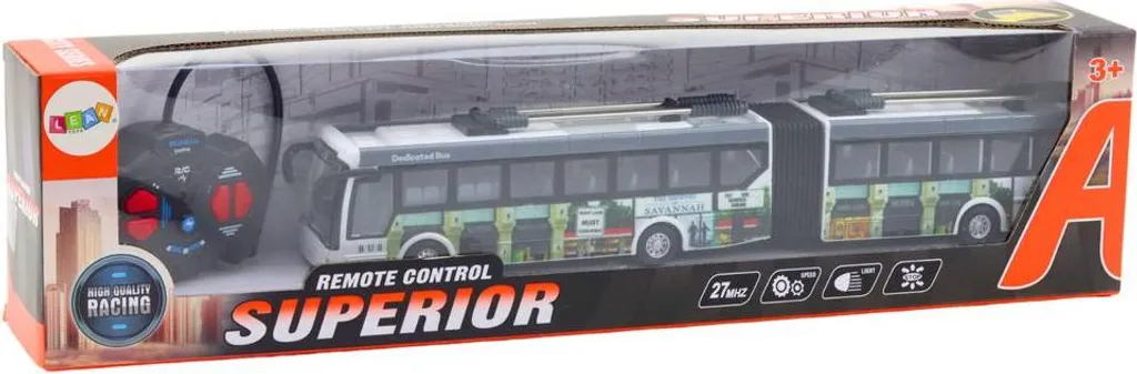 Trolleybus RC Lumineux Grande Taille avec Télécommande Multidirection - 4