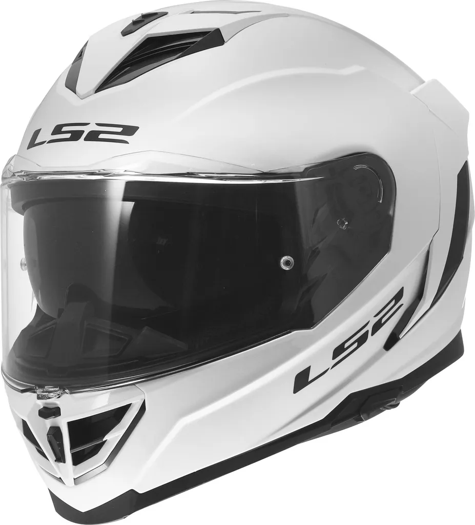 Casque route LS2 FF818 Storm III blanc idéal pour trajet quotidien XS
