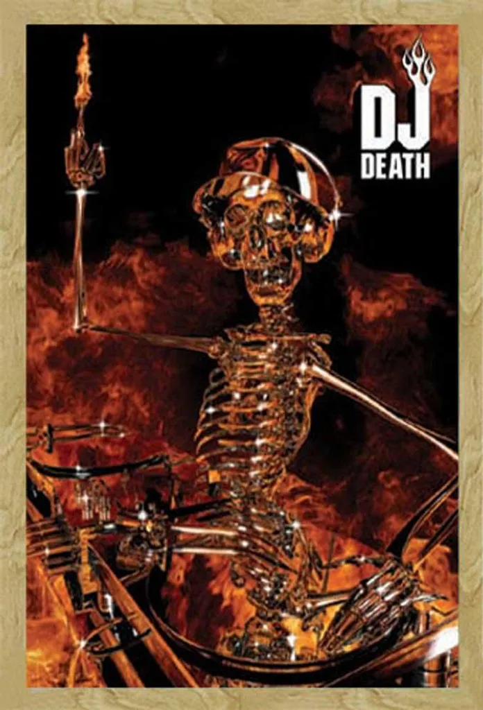 Cadre Shinsuke MDF Hêtre avec Poster DJ Death The Mix et Vitre Acrylique