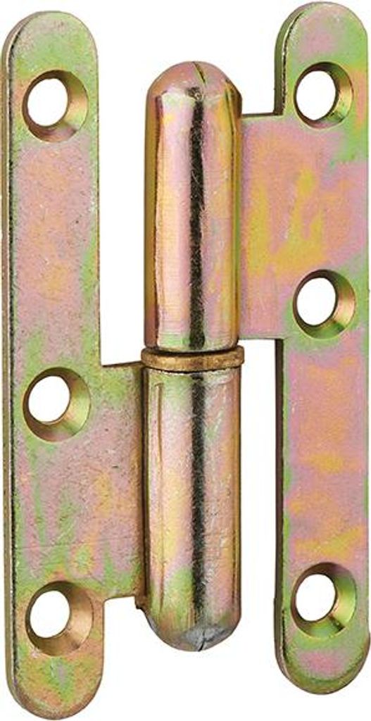 Paumelle de Paris porte d'entrée / d'intérieur, 80x45mm, Image du produit 