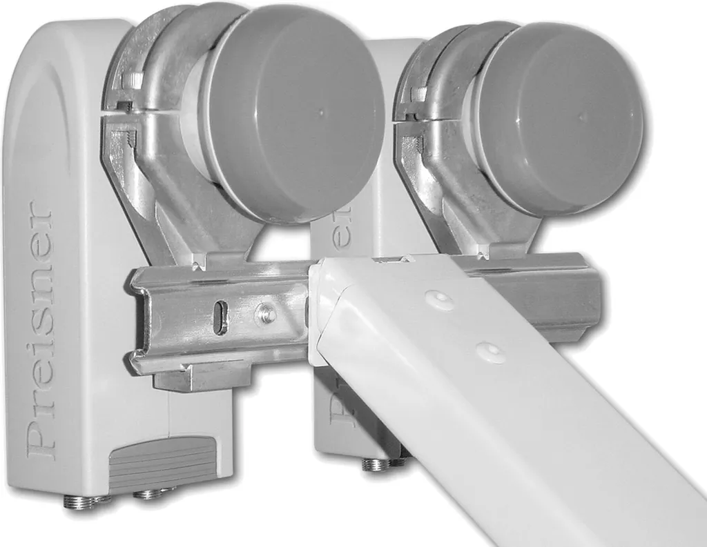 Support Multifeed Televes : Fixation Stable 2 LNB pour Séries S et SH - 3