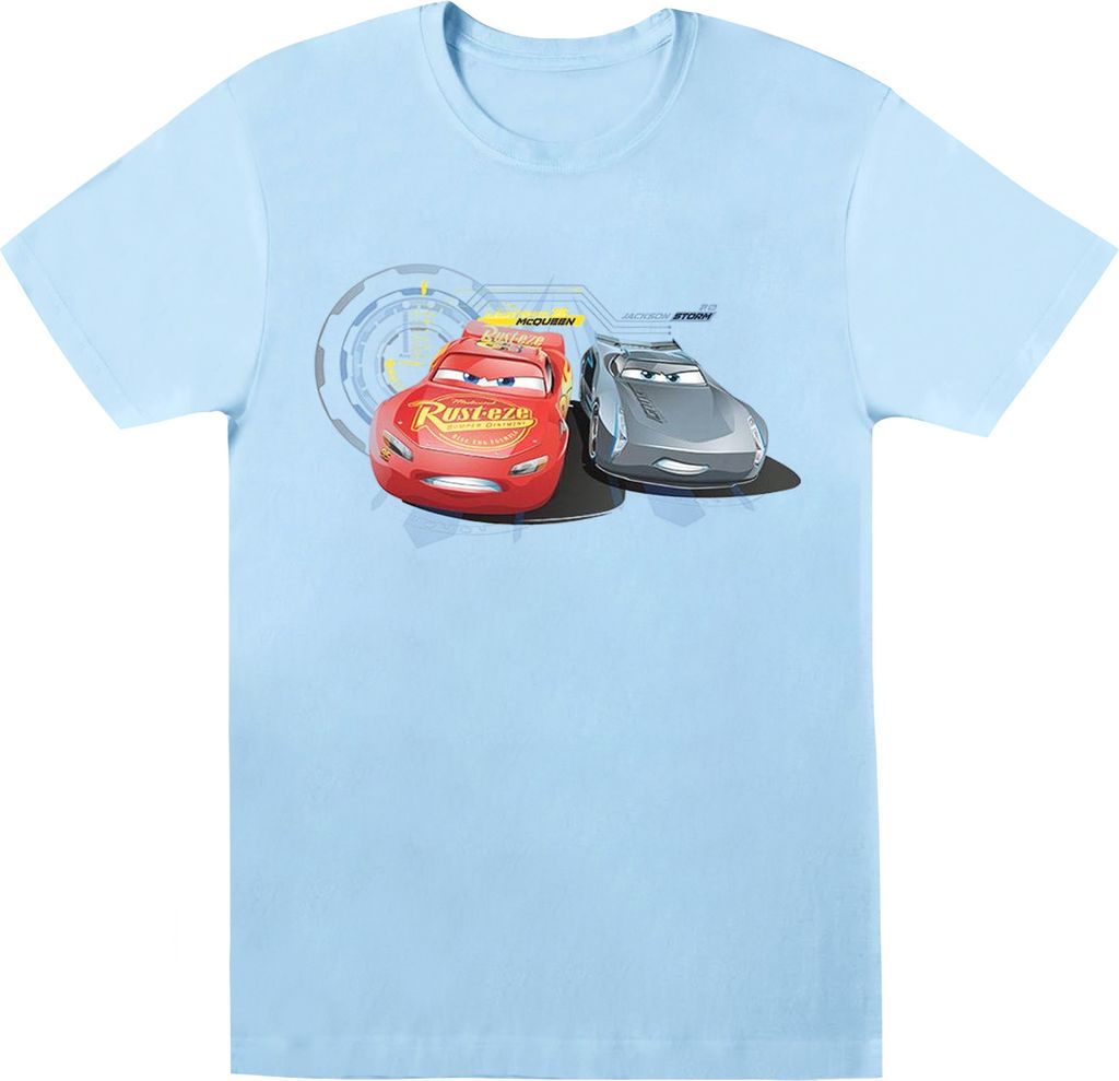 Disney - "Cars Lightning Vs Storm" T-Shirt für Jungen BI12125 (116) (Babyblau)