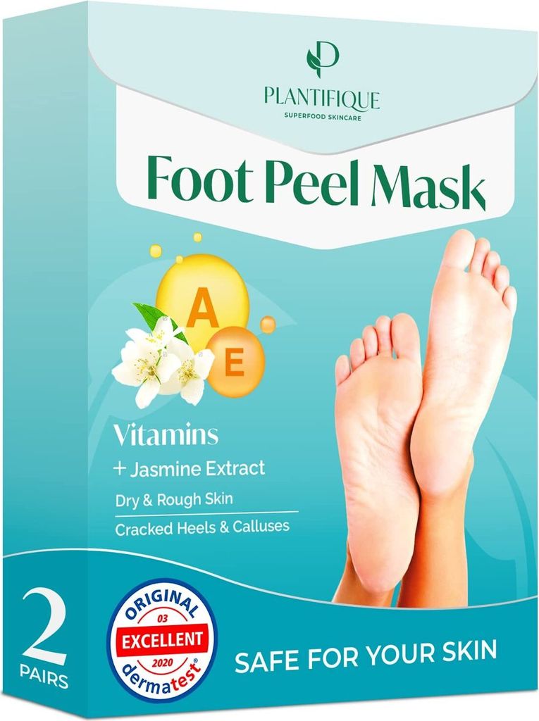 Fußmaske - Hornhaut Socken - Fussmaske Vitamine 2 Paar Produktbild 