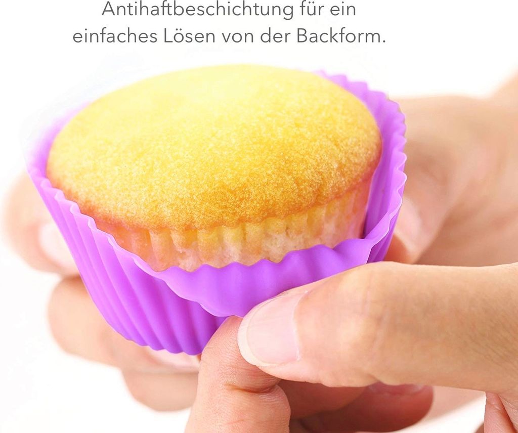 AVANA Große Wiederverwendbare Muffinformen aus Hochwertigem Produktbild 10
