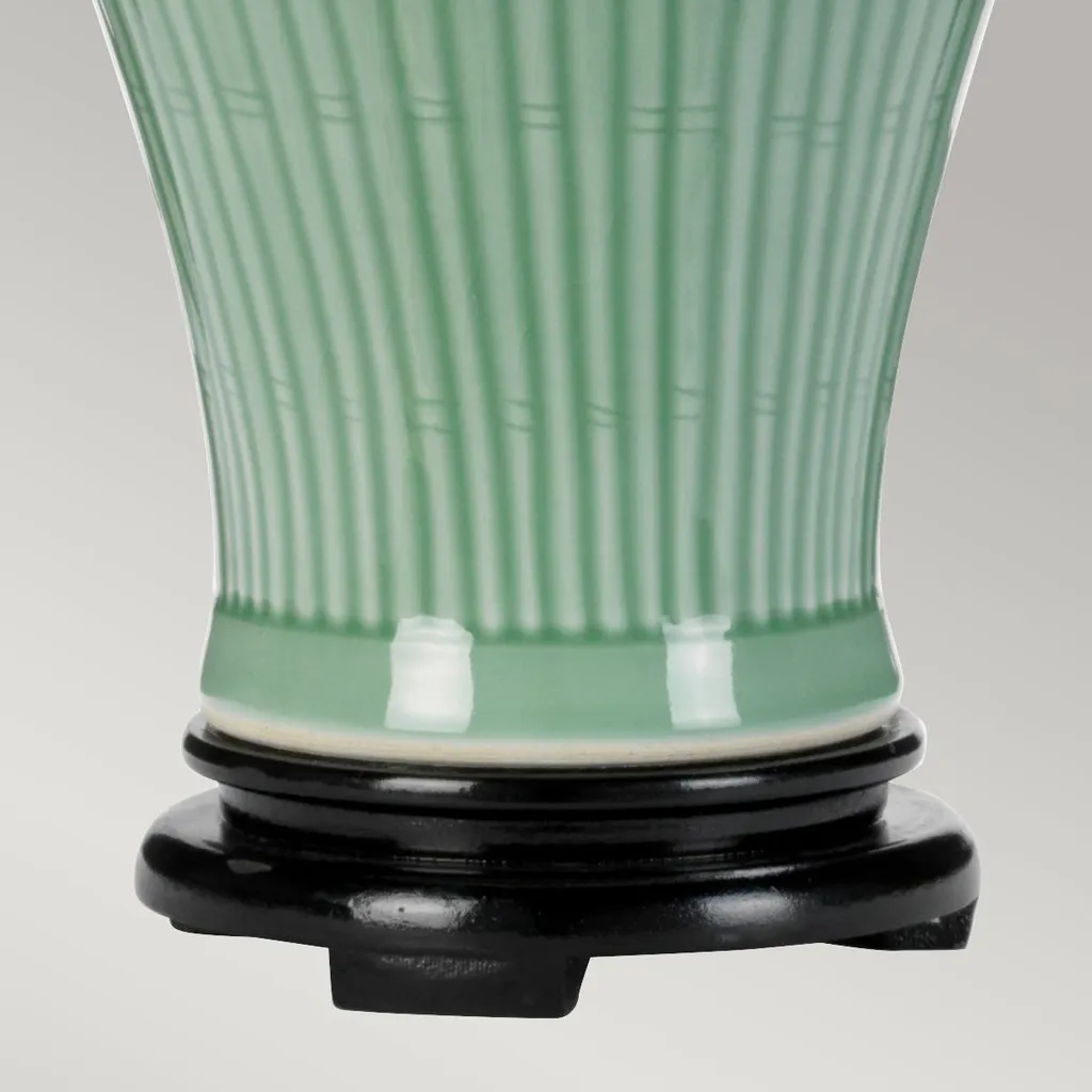 Grande lampe à poser en céramique bicolore Dalian pour salon moderne - 5