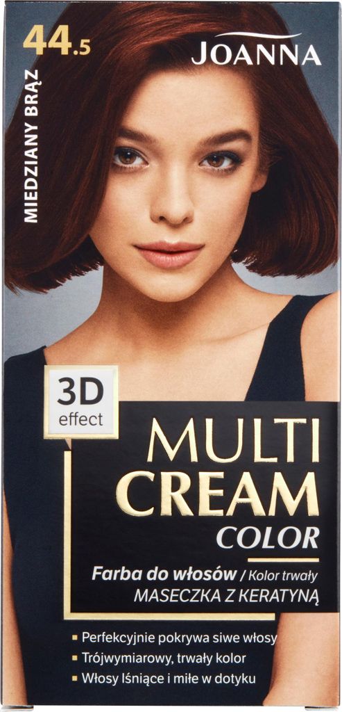 Joanna Creme-Haarfarbe Kupferbraun Nr. 44.5 - 150 ml Produktbild 