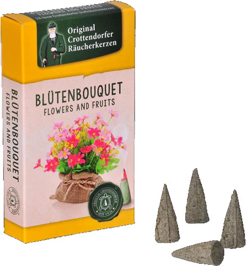 Crottendorfer Räucherkerzen - Flowers and Fruits - Blütenbouquet von Crottendorfer