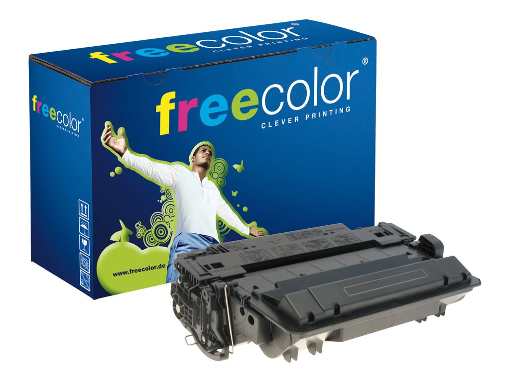 Freecolor Toner HP LJ P3015 X black CE255X kompatibel Produktbild 
