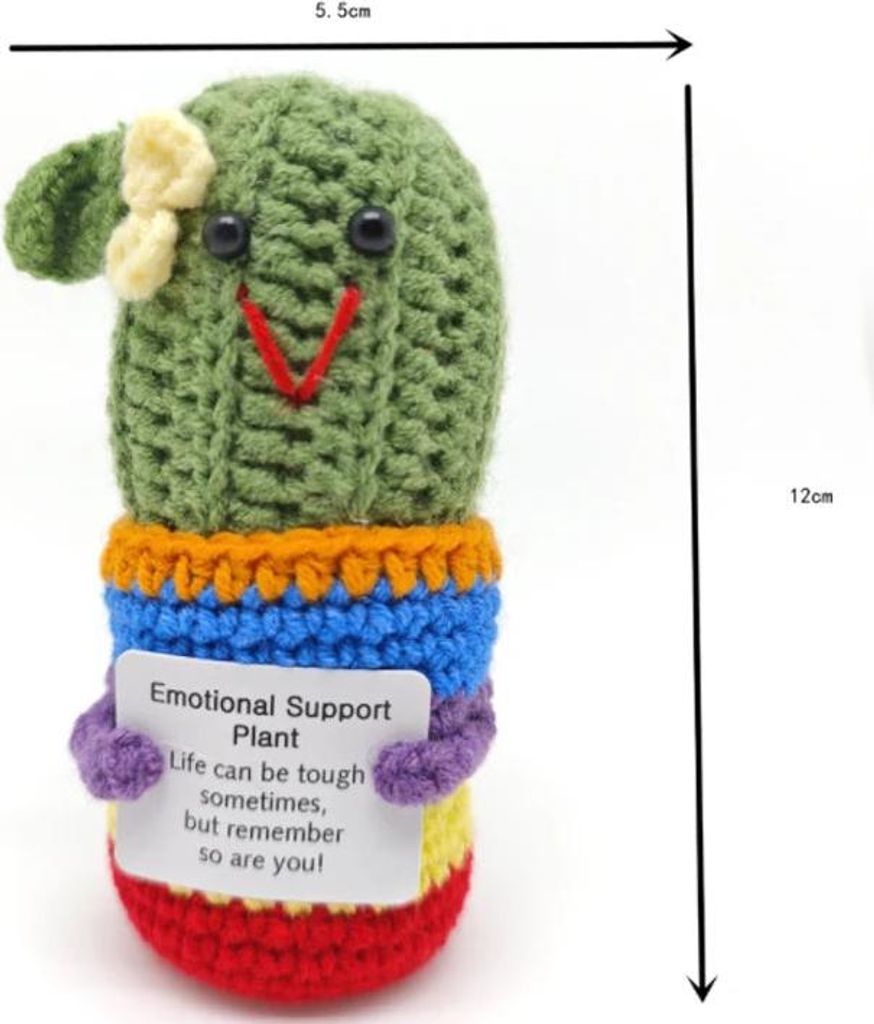 Süße Häkelfiguren – Handgemachte Puppen für positive Energie im Alltag: Kaktus