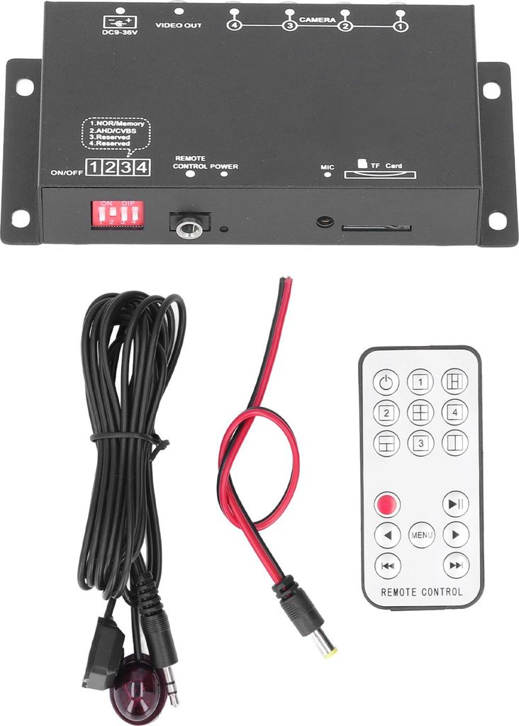 Mobiler digitaler Video -Rekorder 4 Channel Mini MDVR 1080p für Schulbusse Tank Trucks Engineering Vehicles