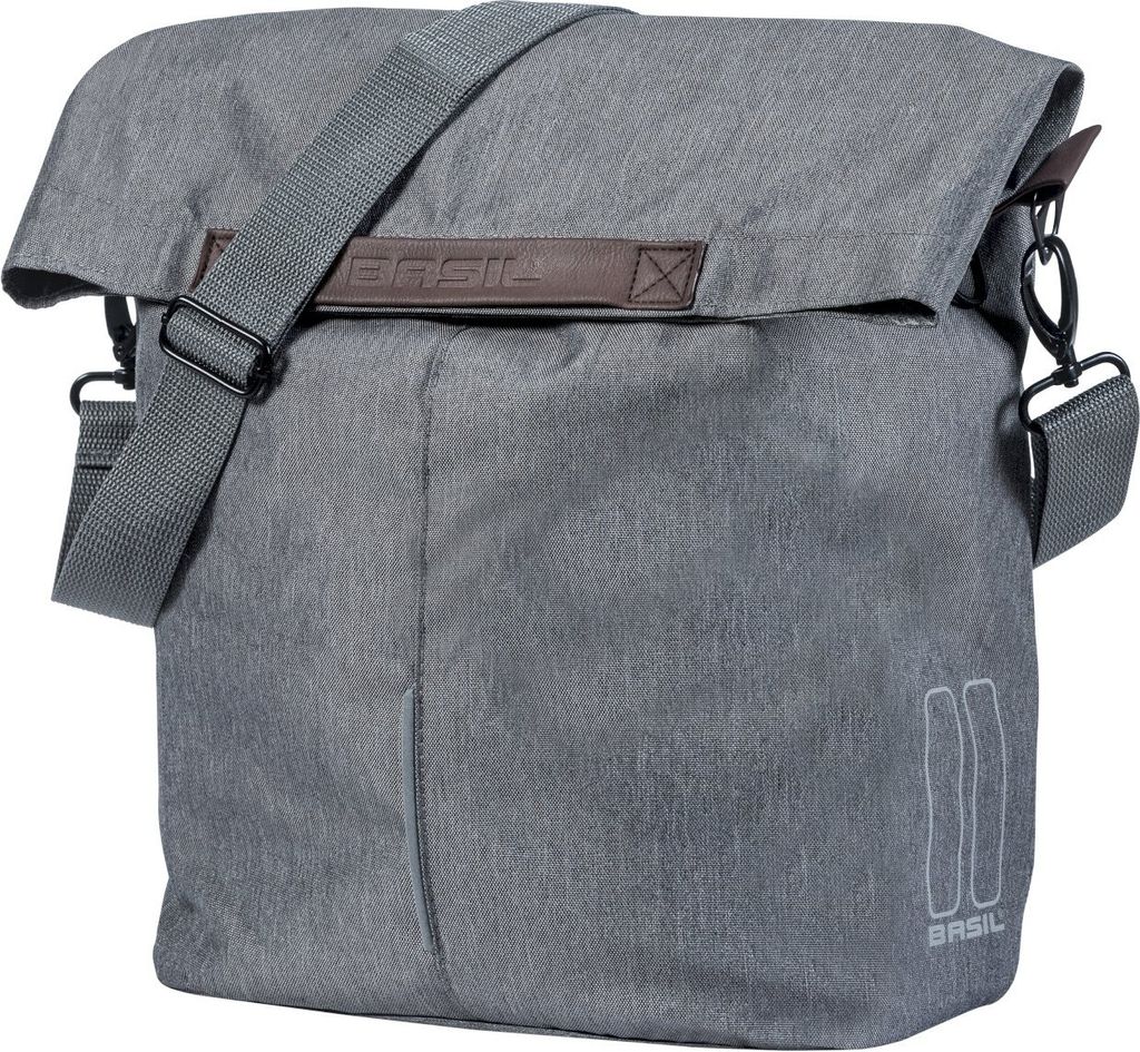 Basil Shoppertasche City grey/melee, 14-16 ltr Hook Produktbild 