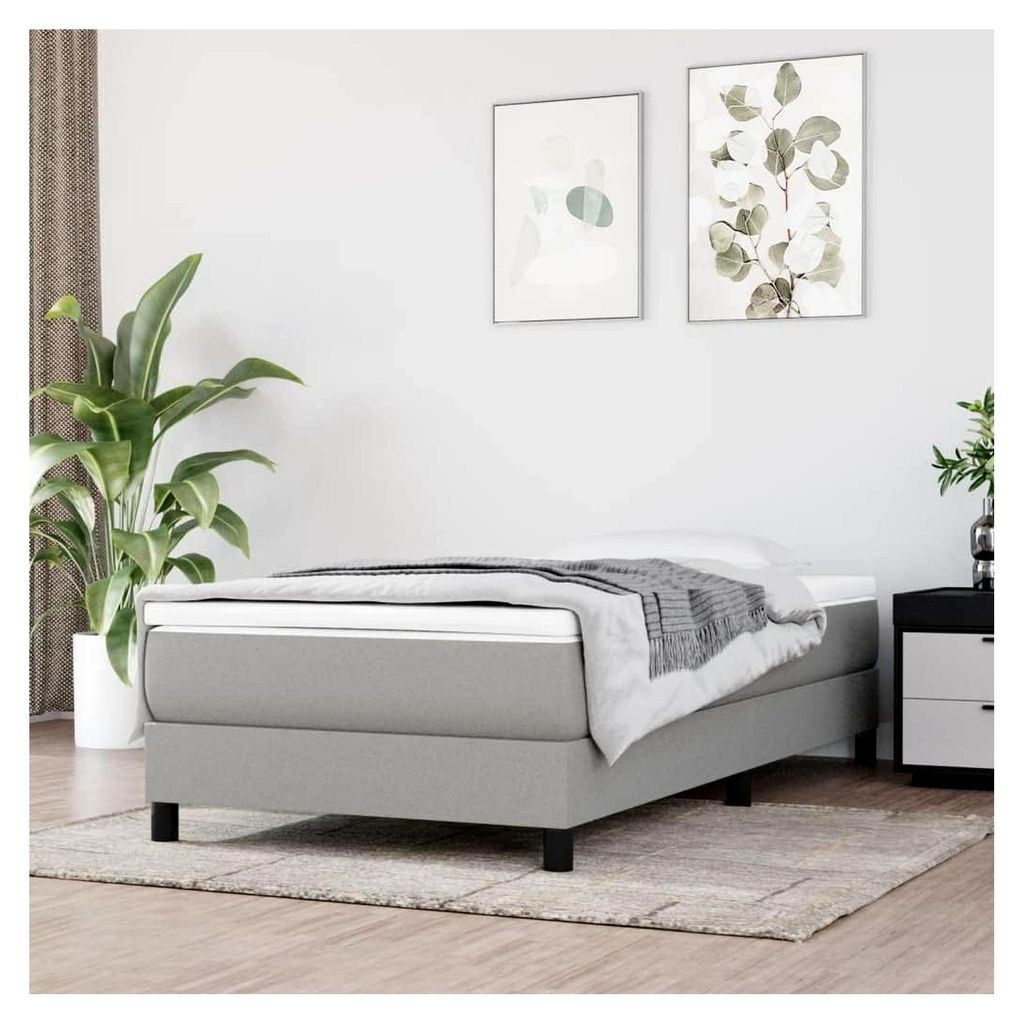 Lattenrost für Bett und Matratze, 90 x 190 cm, Hellgrau