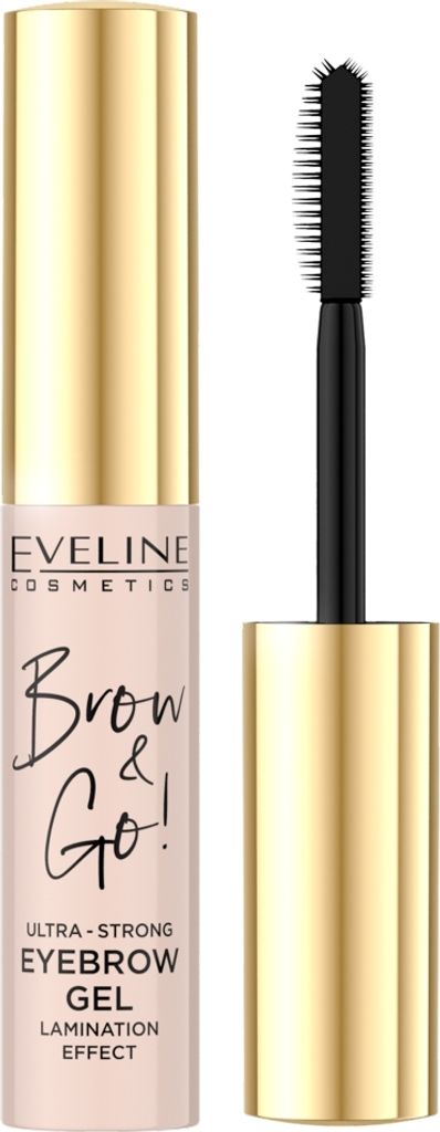 Eveline Brow&Go Ultra Strong Eyebrow Gel Lamination Effect Brow Makeup Vegan 6ml