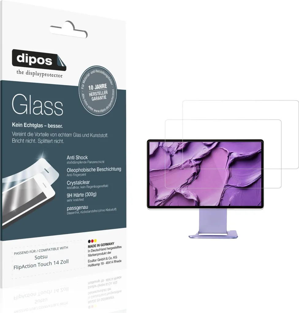Film protecteur tactile 9H Sotsu FlipAction Touch 14 pouces