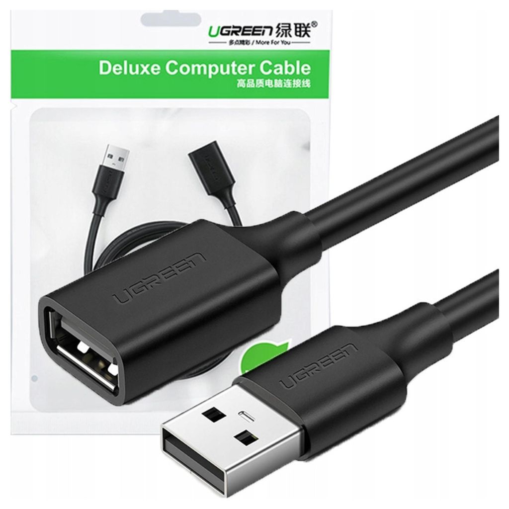 Ugreen Verlängerung Usb 2.0 Adapter 5M Schwarz Produktbild 