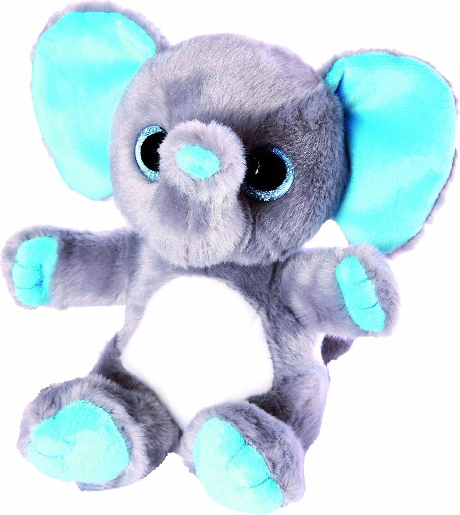 Blickfänger Glitzer Plüschtier Elefant (20cm) Kuscheltier Stofftier