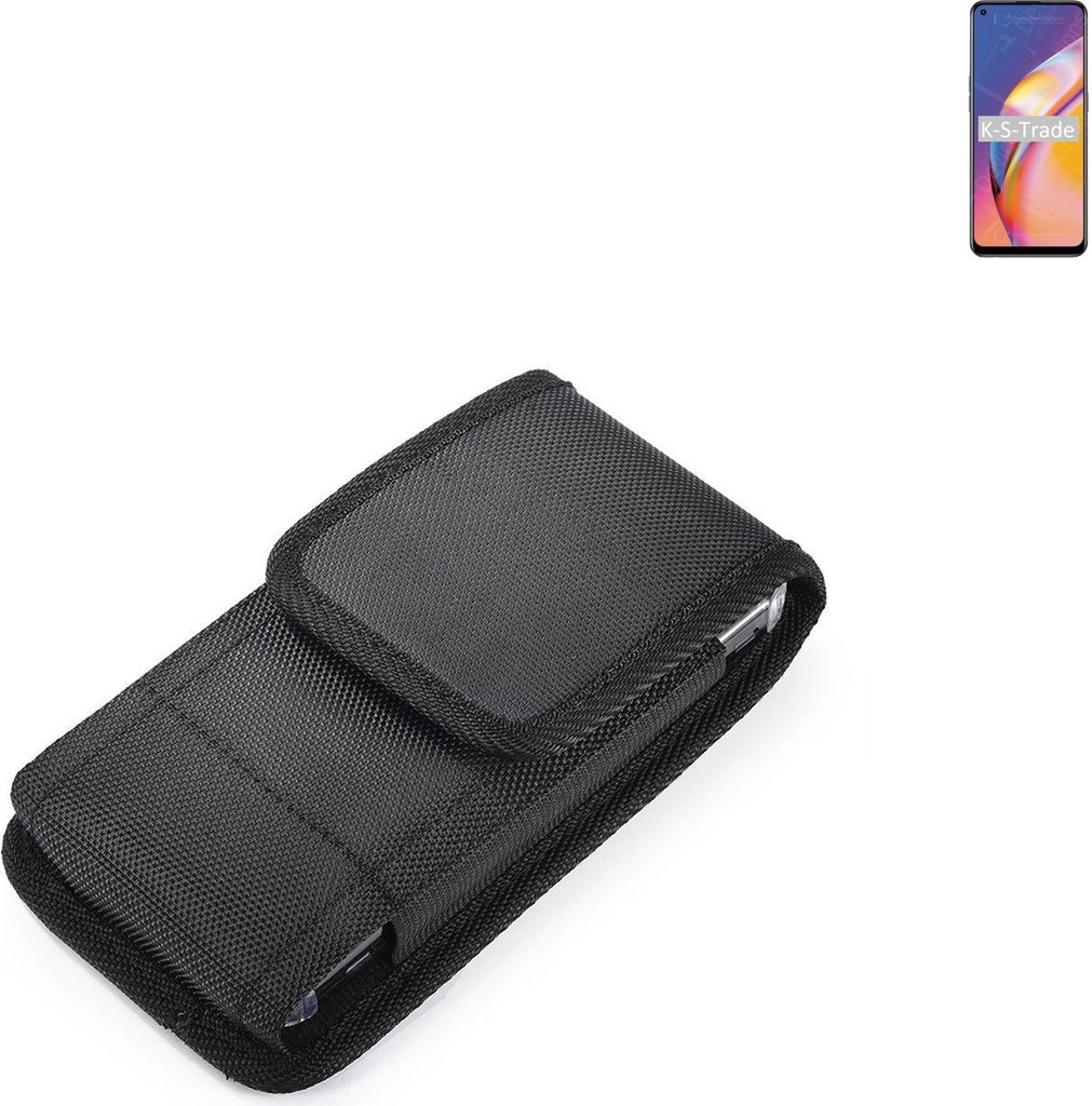 Holster Gürteltasche kompatibel mit Oppo F19 Pro+ 5G Holster Gürtel Tasche wasserabweisend Handy Hülle Schutz Hülle Outdoor schwarz K-S-Trade